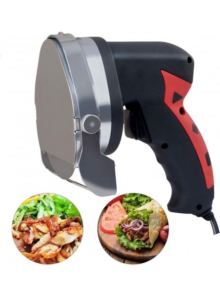 Electric Kebab Slicer 80W Electric Kebab Knife Cleaver Machine Handheld Turkish Kebab Knife Electric can Adjust The Thickness Professional and Commercial Electric Shawarma Knife B0B55SH77X