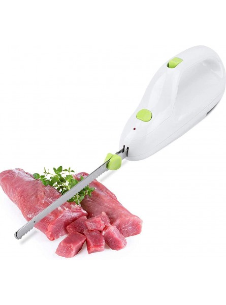 Electric Serrated Carving Knife Serrated Carving Set with Storage Case Interchangeable Stainless Steel Blades for Meats Poultry Bread Cut 220V B09NBLQ9LW
