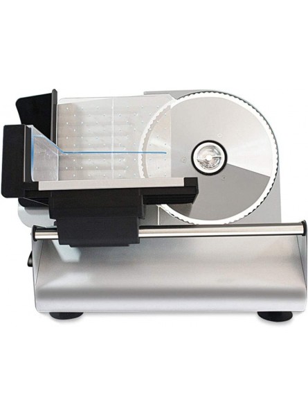 200W Child Lock Protection Food Slicer Machine Electric Meat Slicers with Adjustable Thickness Dial and Non-Slip Feet for Cheese Bread Fruit,UK Plug B08F5GXGWJ