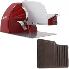 Berkel Home Line 200 Red Electric Slicer + Cutting Board for Home Line 200 B09XC1FQ51