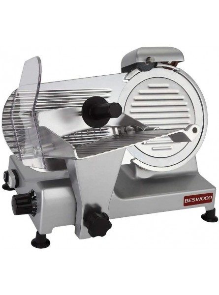 BESWOOD 9" Premium Chromium-plated Steel Blade Electric Deli Meat Cheese Food Slicer Commercial and for Home Use 240W BESWOOD220 B01NCJUI6X
