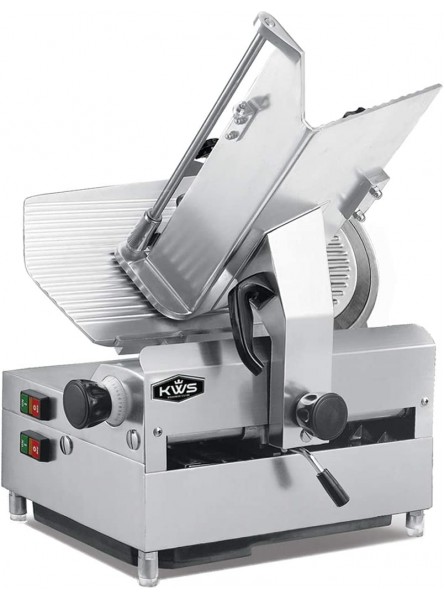 KWS MS-12A Automatic Commercial 1050w Electric Meat Slicer 12" Stainless Steel Blade Frozen Meat Food Slicer Low Noises B01M71HI09