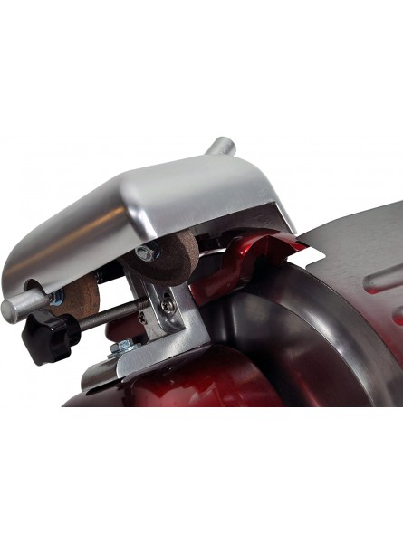 KWS MS-6RT Premium 200w Electric Meat Slicer 6-Inch in Red Teflon Blade Frozen Meat Deli Meat Cheese Food Slicer Low Noises Commercial and Home Use B07VPXJLNW
