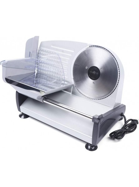 Meat Slicer Electric Food Slicer Stainless Steel Cutter Mutton Food Frozen Meat Cutter 110V 200W 0-15mm Slice Thickness Convex Design for Home and Commercial Use B08KZTFZVD