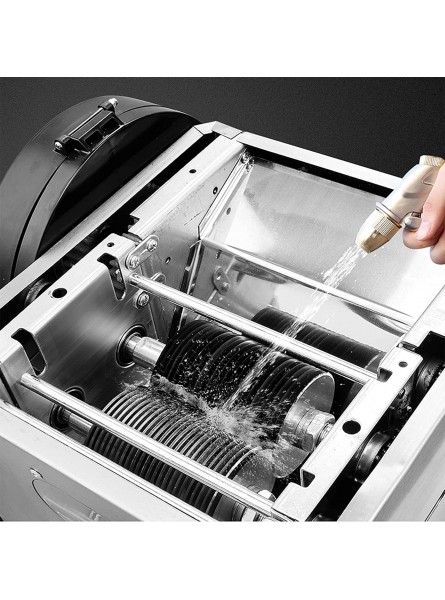 WERYU Meat Slicer Machine 2 in 1,Commercial Meat Knives Stainless Steel Blades Food Slicer Easy to Clean Electric Bread Slicer Adjustable Thickness B09KV2LR6B
