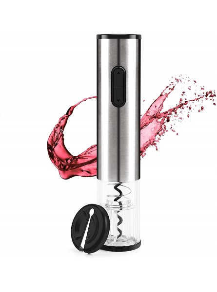 SENZER Electric Wine Opener Automatic Wine Bottle Opener Corkscrew Wine Opener with Foil Cutter Stainless Steel Resuable Wine Opener B091B1V8HY