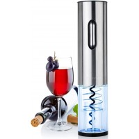 Wine Opener Electric GOSCIEN Automatic Electric Wine Bottle Opener Gifts For Festivals Birthdays Electric Wine Bottle Corkscrew with Foil Cutter Indicator Light  Stainless Steel  B07PWVGVB4