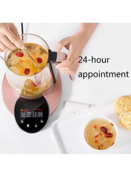 Health Pot Portable Multi-function Automatic Heating Glass Electric Teapot 1200W Power Titanium Alloy Heating Plate Backlight Board B09YDBNCK7