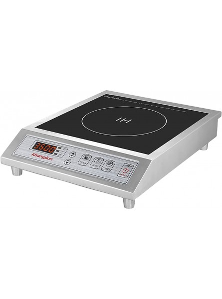 Commercial Grade Countertop Burner 3500 W  220V-240V Commercial Induction Cooktop Hot Plate for Cooking Portable Electric Stove for Kitchen Home School & Restaurant Abangdun B09CYCHSPH