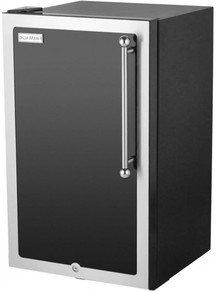 Fire Magic 20-inch 4.0 Cu. Ft. Echelon Black Diamond Left Hinge Compact Refrigerator Black 3598h-dl B07K4S3C9G