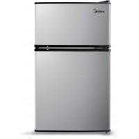 Midea 3.1 Cu. Ft. Compact Refrigerator WHD-113FSS1 Stainless Steel B00MWXSFM8