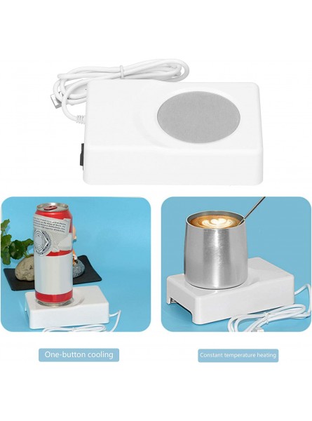BORDSTRACT Electric Beverage Warmer Coffee Mug Cup Heating Mat USB Powered Electric Heating Base Plate Mat Heating Cooling Coaster Coffee Mug Warmer for Home Office Use B099MNCZ9T