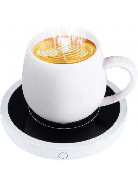 Coffee Mug Warmer to Father for Desk with Auto Shut Off Smart Milk Tea Cup Large Heating Plate for Office Desk ,Electric Beverage Warmer Plate 3 Temperature Settings,Candle Wax Warmer Plate B09F311VTM