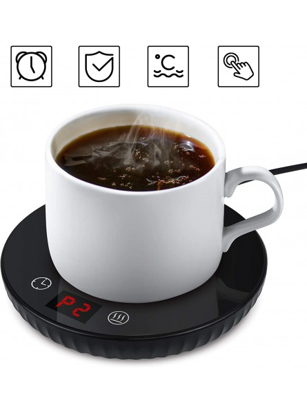 Coffee Mug Warmer with Temperature Setting and Auto Shut Off Beverage Tea Cocoa Water Milk Mug Warmer with Timing for Desk Use B08KRRPTRW