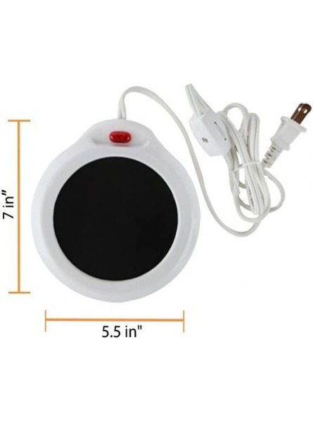 Home-X Mug Warmer Desktop Heated Coffee & Tea Candle & Wax Warmer White B00FL5V5NU