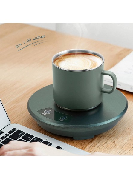 KBREE 2-in-1 Smart Cooling Coffee Milk Warmer Cooler Beverage Tea Coffee Cup Mug Coaster Quick Cooling Coaster B0B494VVC2