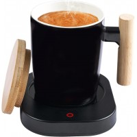 Mug Warmer with Mug Set HOWAY Coffee Cup Warmer for Desk Auto Shut Off Keeps Tea Warm and Hot 2 Temperature Settings B09991MCMJ