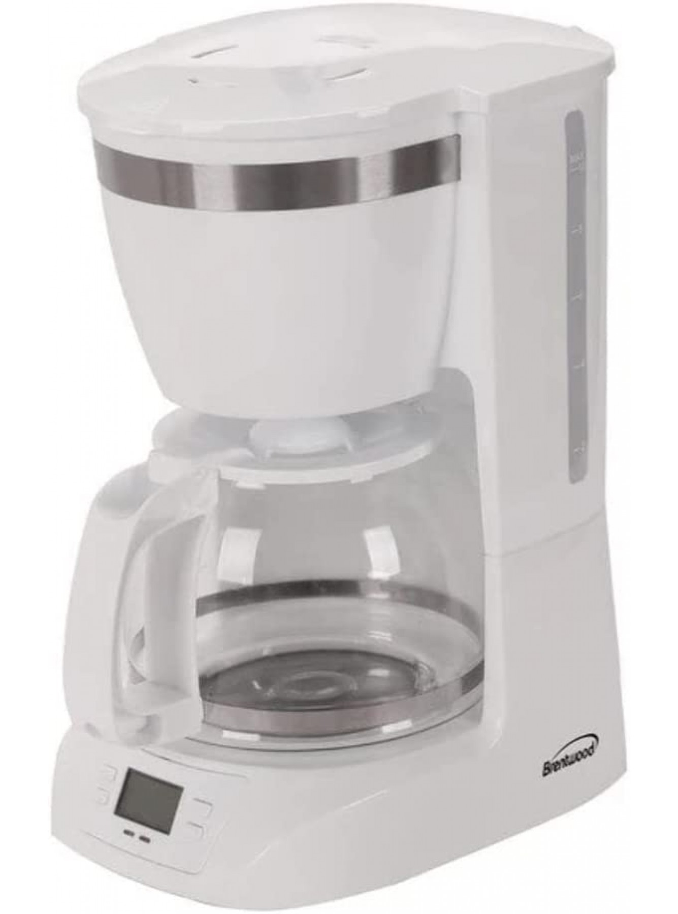 Brentwood Appliances BTWTS219W 10-Cup Digital Coffee Maker White One Size B0851LK7G7