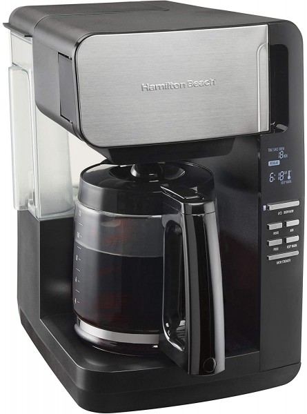 Hamilton Beach 12-Cup Programmable Ultra Coffee Maker with Easy Access Black & Stainless 46203 B07R3X5TLX