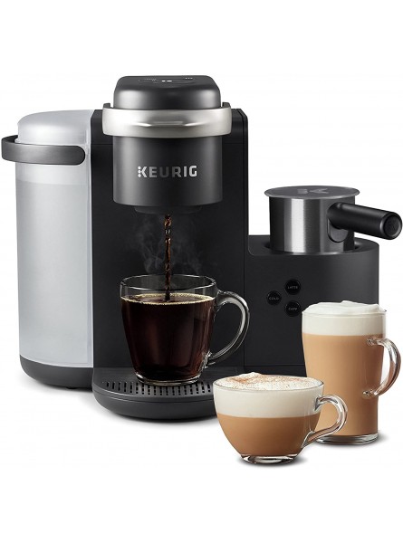 Keurig K-Cafe Single-Serve K-Cup Coffee Maker Latte Maker and Cappuccino Maker Comes with Dishwasher Safe Milk Frother Coffee Shot Capability Compatible With all Keurig K-Cup Pods Dark Charcoal B07C1XC3GF