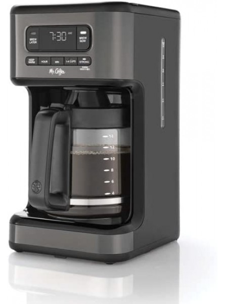 Mr. Coffee 14-Cup Programmable Coffee Maker with Reusable Filter B09W6X7QLT