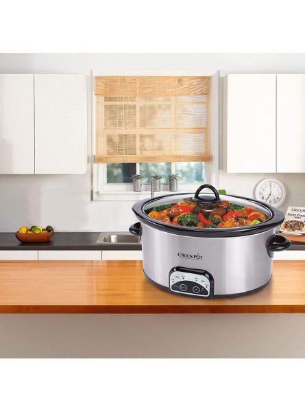 Crock-Pot 4-Quart Smart-Pot Programmable Slow Cooker Silver B009BD6SUS