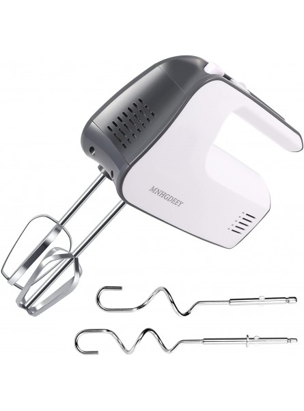 Automatic whisk Hand Mixer Electric,5-Speed Kitchen Handheld Mixer Egg Beaters and Whisk with Turbo Boost & Eject Button，Handheld Mixer Baking BeatersBeaters Dough Hooks and Whisk B09B7BBRNQ