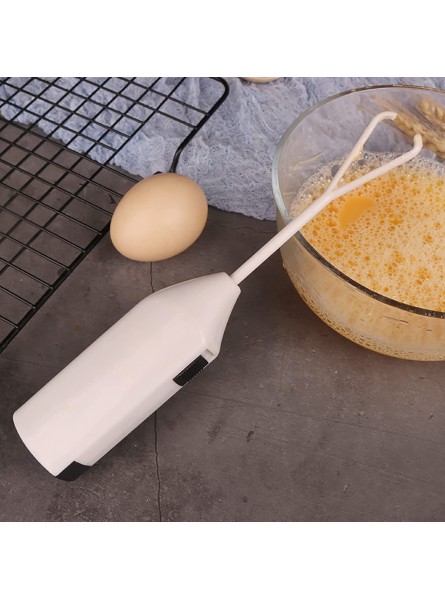 Battery Handle Battery Battery Mixer Perfect Suitable for Chocolate Milk stir Frothy Hand Mixer White One Size B0B51K67LS