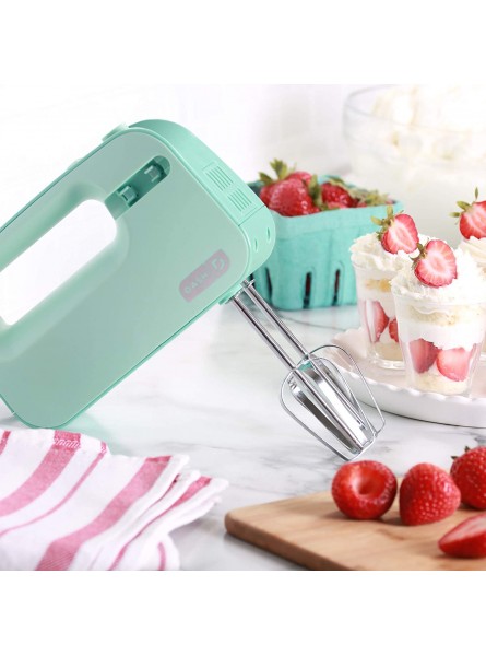 Dash DMG8100AQ 8 Express Electric Round Griddle for Pancakes Aqua & Smart Store Compact Hand Mixer Electric for Whipping + Mixing Cookies Brownies Cakes Dough Batters 3 speed Aqua B08ZNK7ZQS