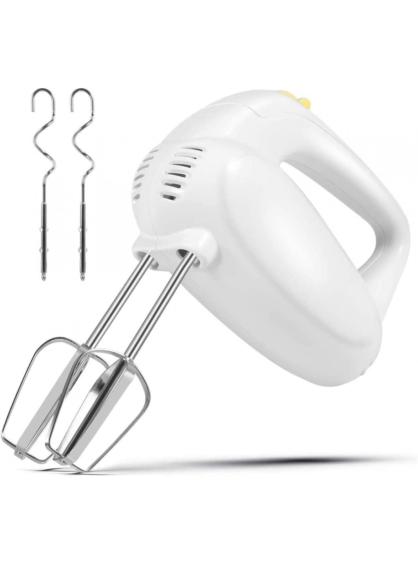 Hand Mixer Electric,5-Speed Hand Mixer Electric with Turbo Handheld Kitchen Mixer Electeic Beaters,4 Stainless Steel Accessories for Easy Whipping Mixing Cookies Brownies Cakes B08WWZ67FL