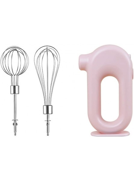 HEMOTON Hand Mixer Electric Electric Egg Whisk USB Rechargeable Hand Mixer for Cake Baking Cooking Pink B09VZ8DQF9