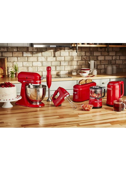 KitchenAid KHM7210QHSD 100 Year Limited Edition Queen of Hearts Hand Mixer 7 Speed Passion Red B07P8GCTWB