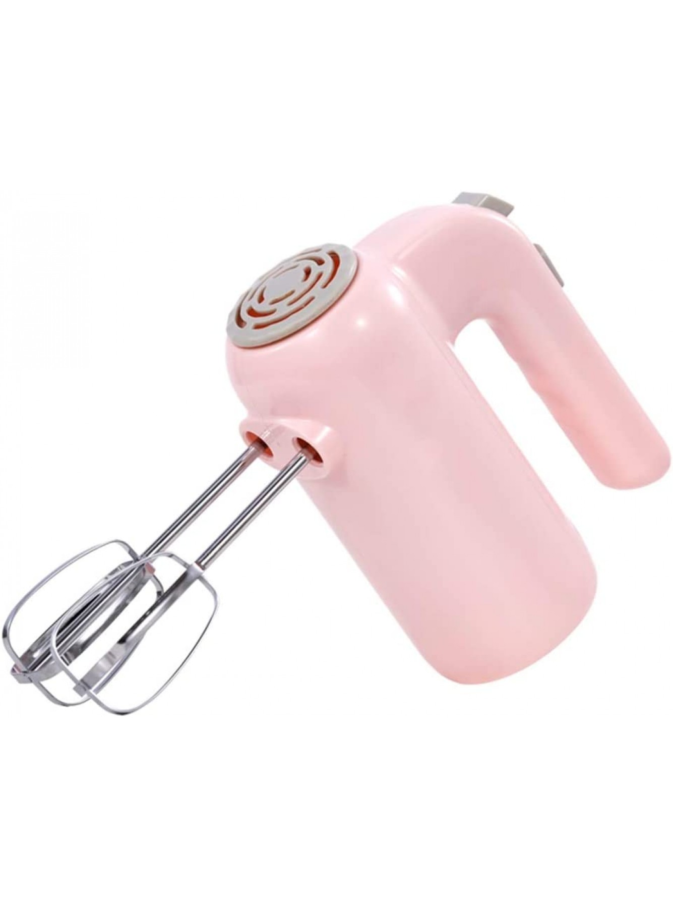 LJFJJ Compact Hand Mixer Electric 5-speed Kitchen Electric Mixer High Power Cream Egg Whisk Blender Cake Dough Bread Maker Machine Includes Beaters Dough Hooks Color : Pink B08D6KSX13