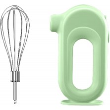 Mini Household Cordless Electric Hand Mixer USB Rechargable Handheld Egg Beater with 2 Detachable Stir Whisks 4 Speed Modes Baking at Home for Kitchen Small Hand Mixer for Shakes Green One Size B0B4S4XG6D