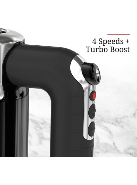 Russell Hobbs MX3100RDR Retro Style Hand Mixer 4 Speeds + Turbo Boost Black B07PNKBW42