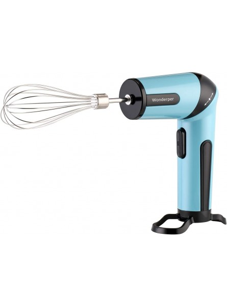 Wonderper Cordless Hand Mixer Battery Operated Mixer Battery Hand Mixer Battery Operated Hand Mixer Cordless Mixer Rechargeable Blue B07F6W34WQ