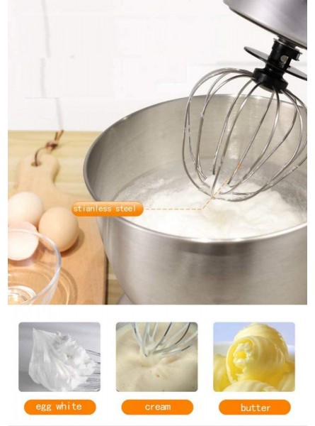 4L large bowl 6-speed Blender Household Kitchen chef Electric Food Stand Mixer Egg Whisk Dough Cream juicer meat grinder mincer B08K2Q314Z