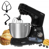 Jazzpuss Stand Mixer 5.3 Quart 6-Speed Tilt-head Mixers Kitchen Electric Stand Mixer with LCD Timer for Cake Baking B09BKZ6MH9