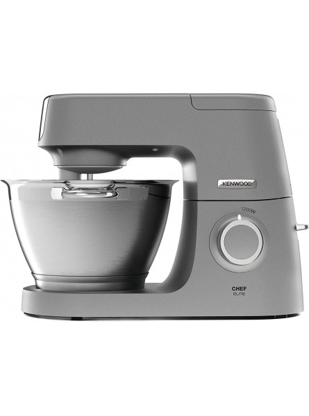 Kenwood Chef Elite Stand Mixer for Baking Powerful Food Mixer in Silver with K-beater Dough Hook Whisk and 4.6 Litre Bowl 1000 W SILVER B089G6GXQK