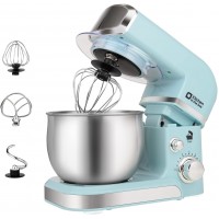 Kitchen in the box Stand Mixer,3.2Qt Small Electric Food Mixer,6 Speeds Portable Lightweight Kitchen Mixer for Daily Use with Egg Whisk,Dough Hook,Flat Beater Blue B09BVDKSTN