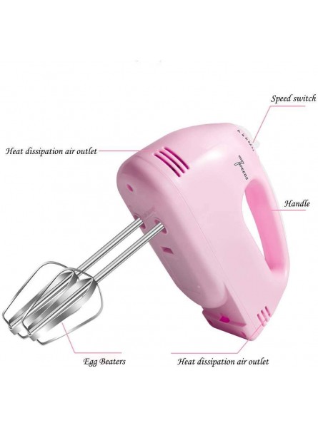 Mixers Stainless Steel Hand Mixer 120W High Power Electric Mixer for Mixing Egg Cream Batter Easy to Manual Blender Egg Beater Household Stand Mixers Size : 002 B0822NMDFJ