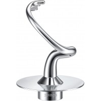Spiral Dough Hook Accessories for Kitchenaid Stand Mixer aikeec Fully Stainless Steel K45DH Dough Hook for Kitchen aid 4.5 5 Quart Tilt-Head Stand Mixer Mess Free Mixer Accessory Dishwasher Safe B09ZHWCJVL