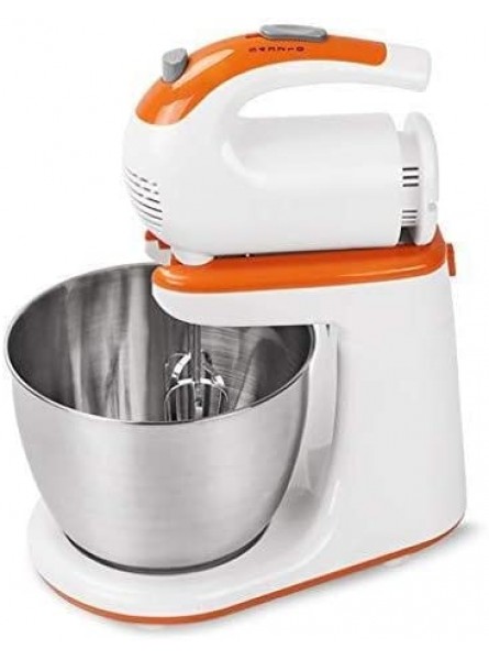 YAO-Household Stand Mixers Electric Hand Mixer 5-Speed Stand Mixer with Stainless Steel Bowl Dough Mixer with Egg Beaters and Dough Hooks 3L 300W B07ZQG98MD
