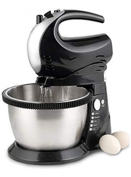 YAO-Household Stand Mixers Stand Hand Dough Mixer Electric Mixer 5-Speed 300W with Stainless Steel Automatic Rotating Bowl Egg Beater B07ZRB9KJD
