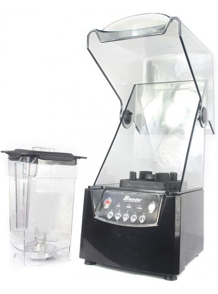 110V Professional Countertop Blender 2200W High Power Quiet Blender for Shakes and Smoothies 1.8L Soundproof Blender with Shield Quiet Sound Enclosure Commercial Heavy Duty Blender for Ice Crushing B09V2L9112