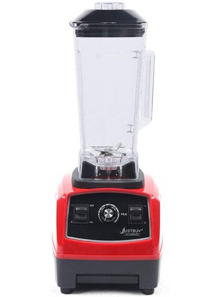2L 2200W Professional Countertop Blender Heavy Duty Household Grade Blender Mixer with Food Grade ABS Stirring Rod for Milkshakes and Ice Cream red B08H1HMBG6
