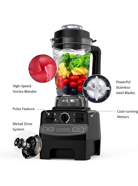 Blender Smoothie Maker Countertop for Shakes and Smoothies 1450W Professional Kitchen Licuadora with 8 Speed for Frozen Fruit Crushing Ice Veggies Shakes and Smoothie 68 oz Container & 30000 RPM B09NQ4V6ZW