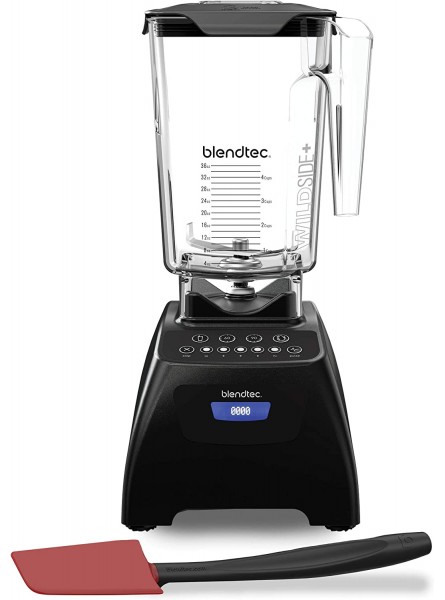 Blendtec Classic 575 Blender 90 oz WildSide+ Jar and Spoonula Spatula Kitchen Blender Bundle Black B01FHQVY8I