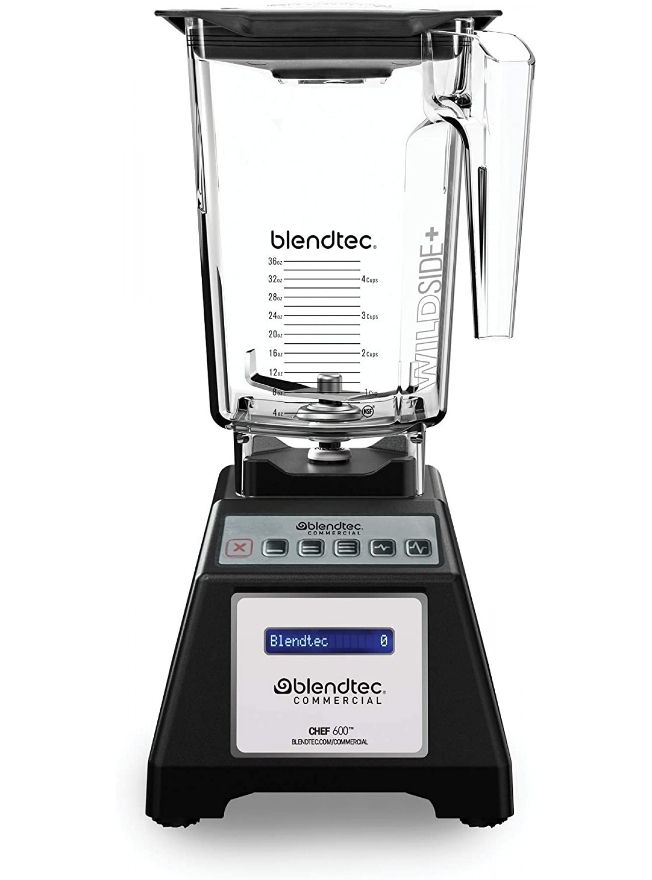 Blendtec Self-Cleaning-3 Preprogrammed Chef 600 WildSide+ Jar Professional-Grade Blender 11.40 lbs Black B0832YPKK3