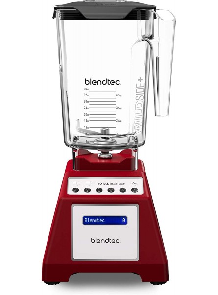 Blendtec Total Classic Original Blender and 90 oz WildSide+ Jar Kitchen Blender Bundle Red B005Z49GME